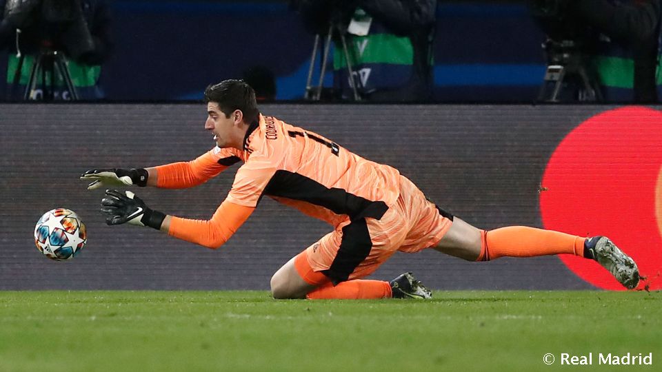 Courtois-PSG-Real-Madrid