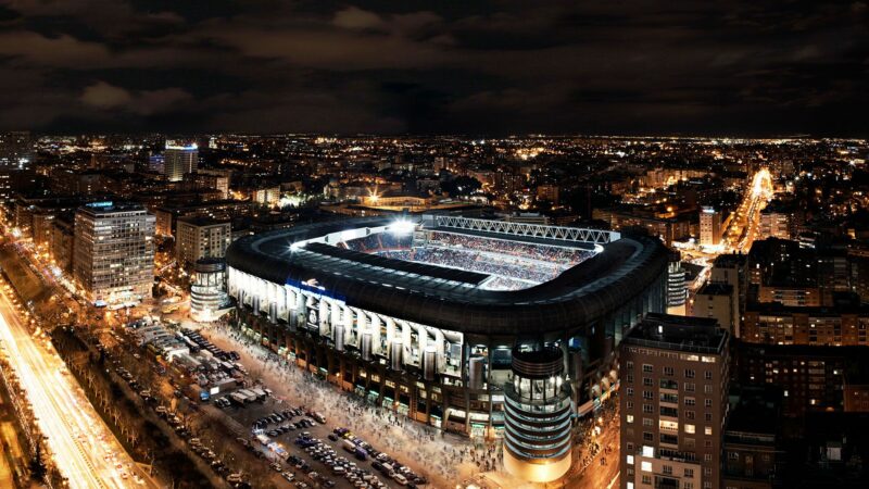 A Santiago Bernabéu Stadion