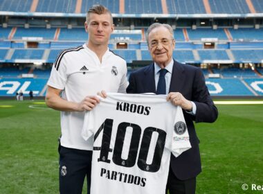 Toni Kroos és Florentino Pérez