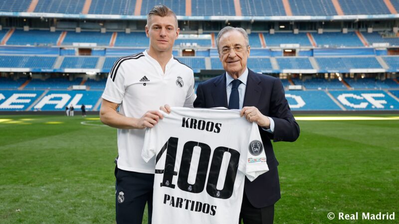 Toni Kroos és Florentino Pérez