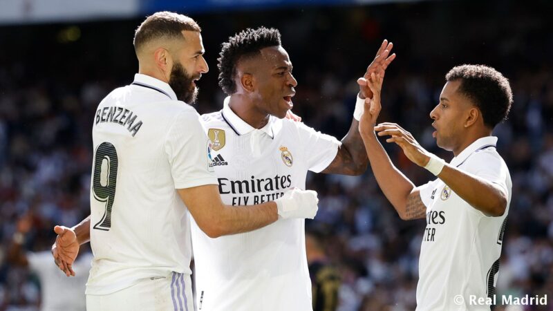 Rodrygo, Benzema és Vini Jr. ma utoljára játszik együtt a Real Madrid mezében.