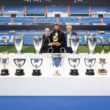 Benzema, Pérez és Ancelotti