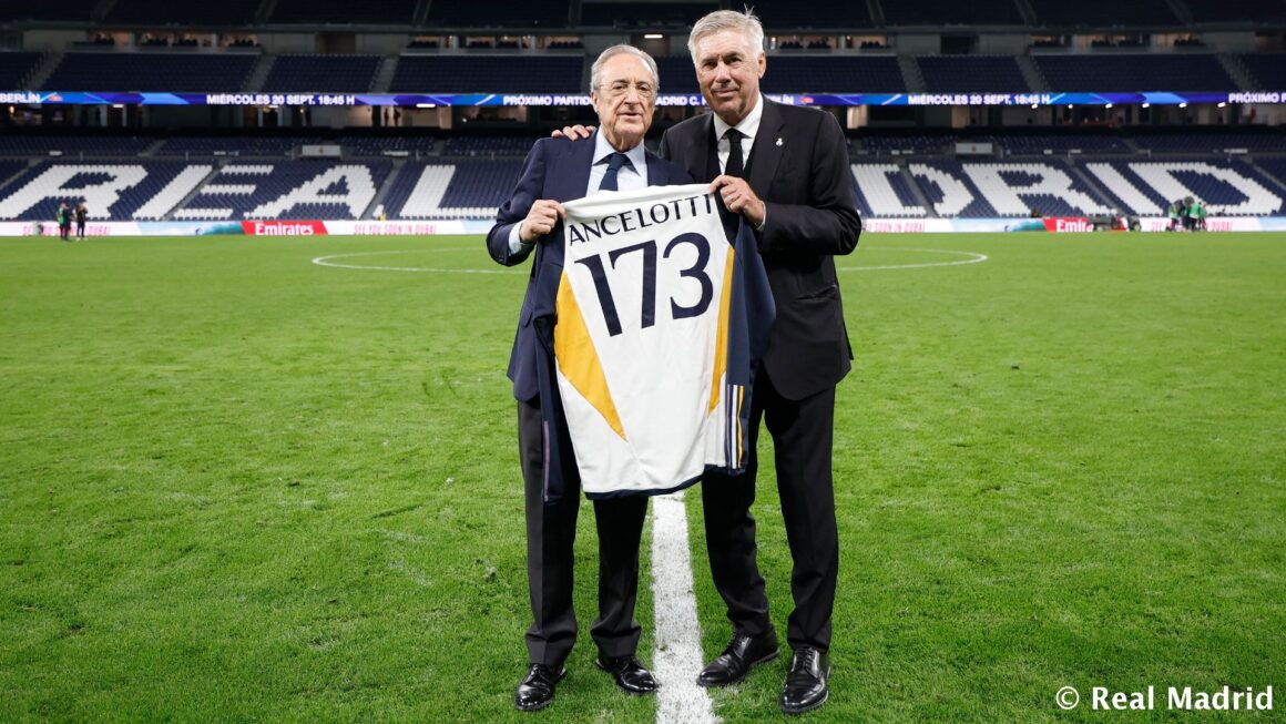 Florentino Pérez és Carlo Ancelotti