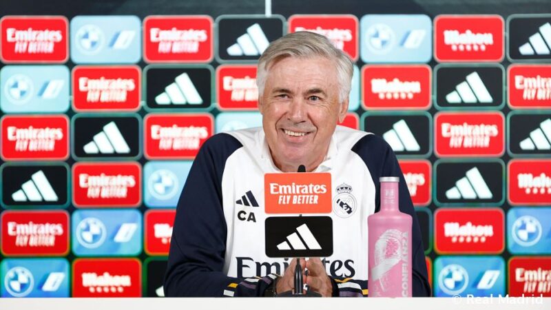 Carlo Ancelotti (forrás:realmadrid.com)