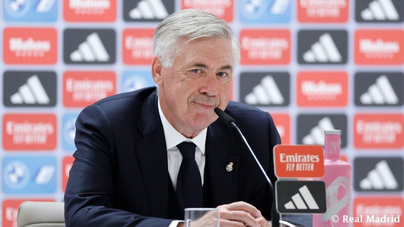 Carlo Ancelotti (forrás: realmadrid.com)