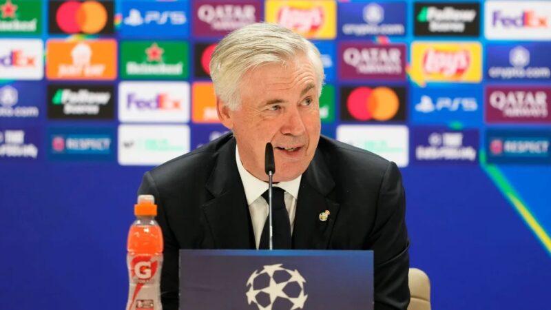 Carlo Ancelotti (forrás: realmadrid.com)