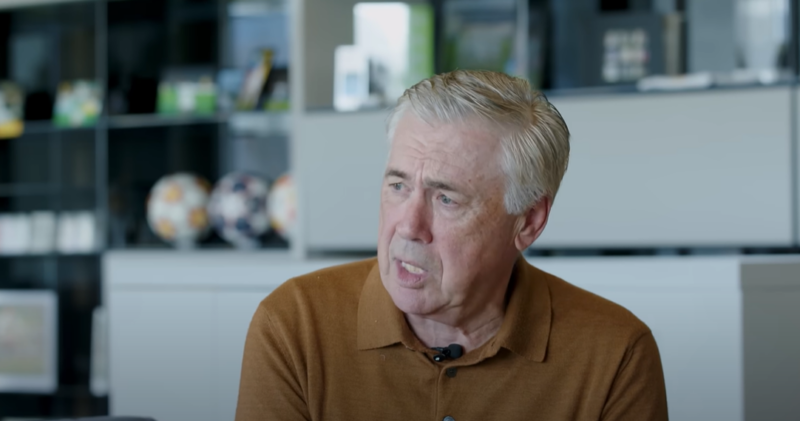 Carlo Ancelotti (forrás: Poretcast di Giacomo Poretti)