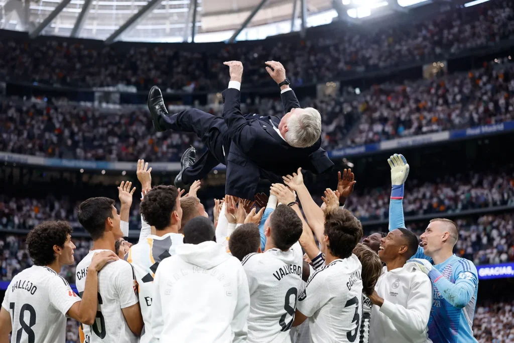 Carlo Ancelotti (forrás: realmadrid.com)