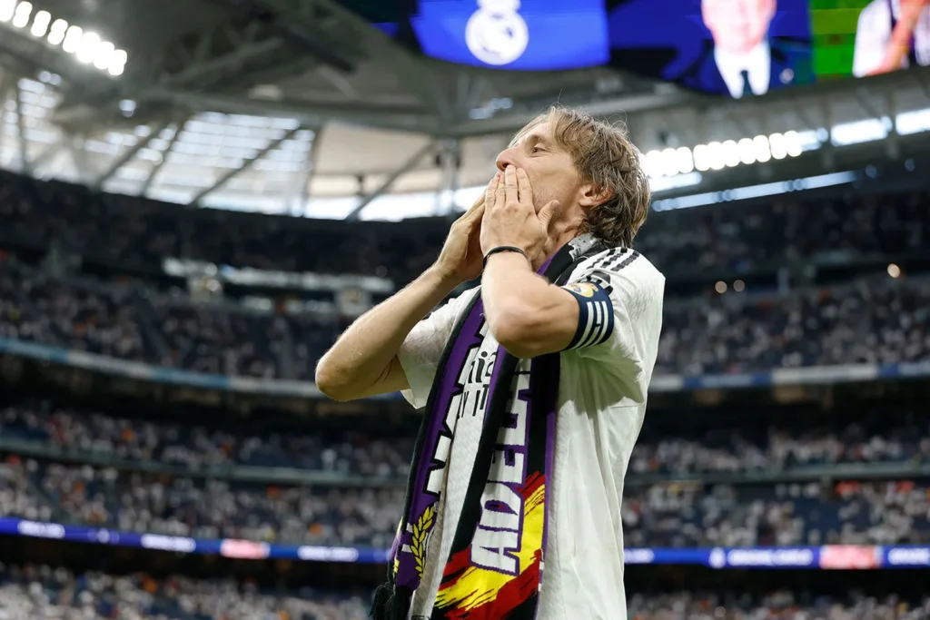 Luka Modrić (forrás: realmadrid.com)