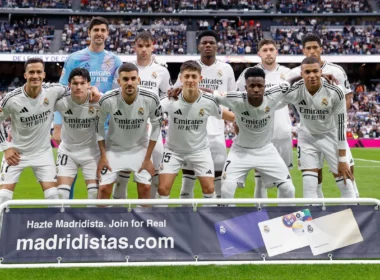 A Real Madrid kezdőcsapata a Barcelona ellen