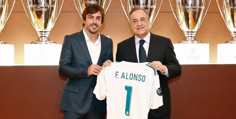 Fernando Alonso és Florentino Pérez