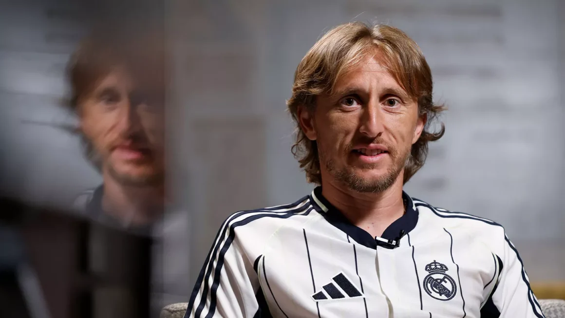 Luka Modric elbúcsúzott (kép: realmadrid.com)