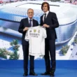 Florentino Pérez és Álvaro Carreras (forrás: realmadrid.com)