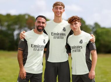 Dani Carvajal, Dean Huijsen és Víctor Munoz (forrás: realmadrid.com)