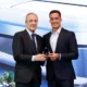 Florentino Pérez és Lucas Vázquez (forrás: realmadrid.com)