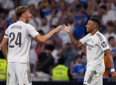 Huijsen és Mbappé (kép: realmadrid.com)