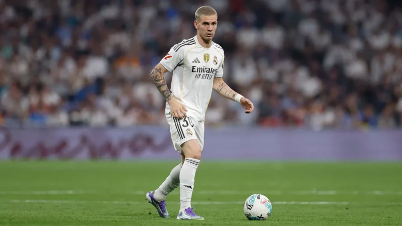 Franco Mastantuono (forrás: realmadrid.com)