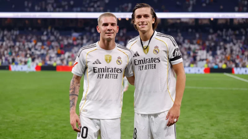 Álvaro Carreras és Franco Mastantuno debütáltak a Real Madridban (kép: realmadrid.com)
