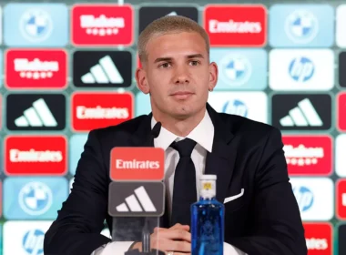 Franco Mastantuono (forrás: realmadrid.com)