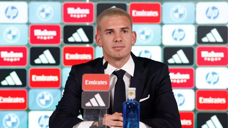 Franco Mastantuono (forrás: realmadrid.com)