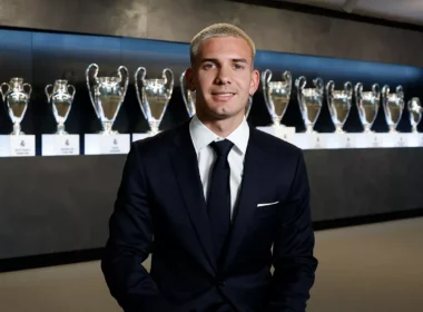 Franco Mastantuono (forrás: realmadrid.com)