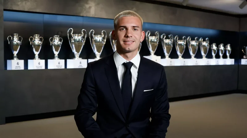 Franco Mastantuono (forrás: realmadrid.com)