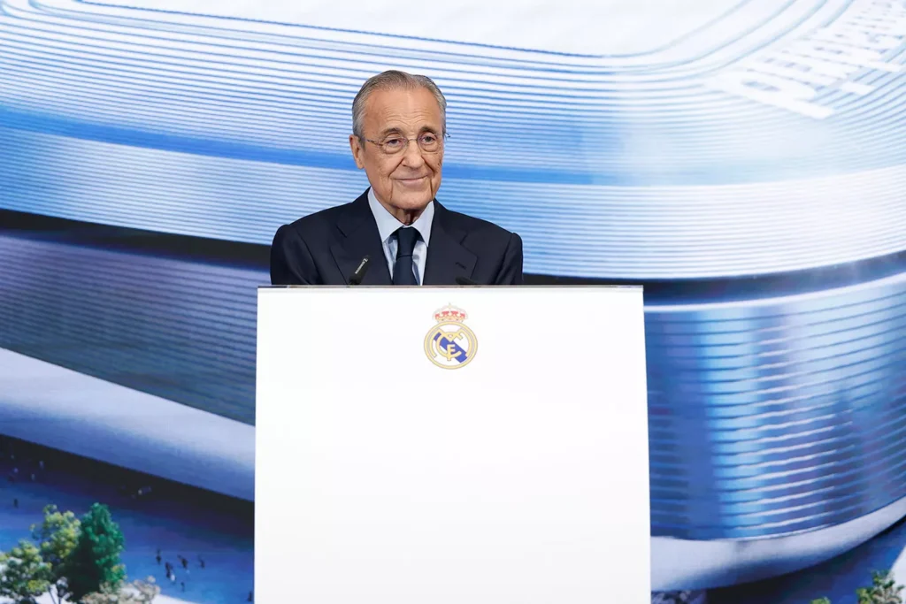 Florentino Pérez (forrás: realmadrid.com)