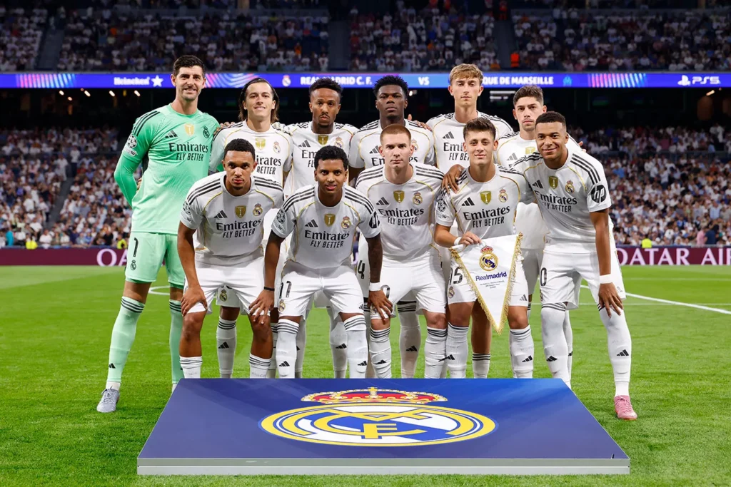 Real Madrid kezdő a Marseille ellen