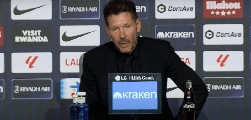Simeone (forrás: video screenshot, atleticomadrid.com)