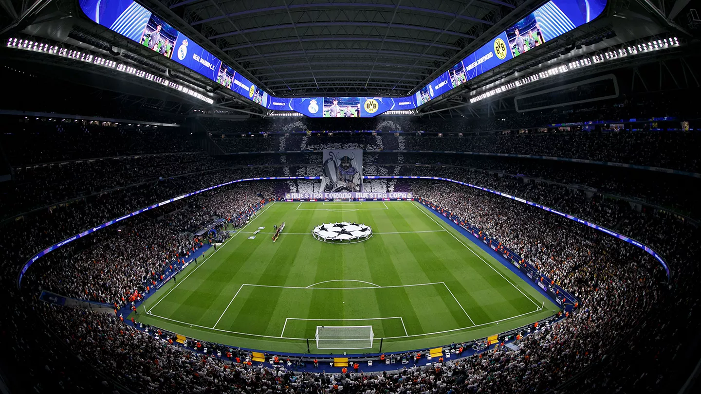 Rajt a Bajnokok Ligájában (kép: realmadrid.com)