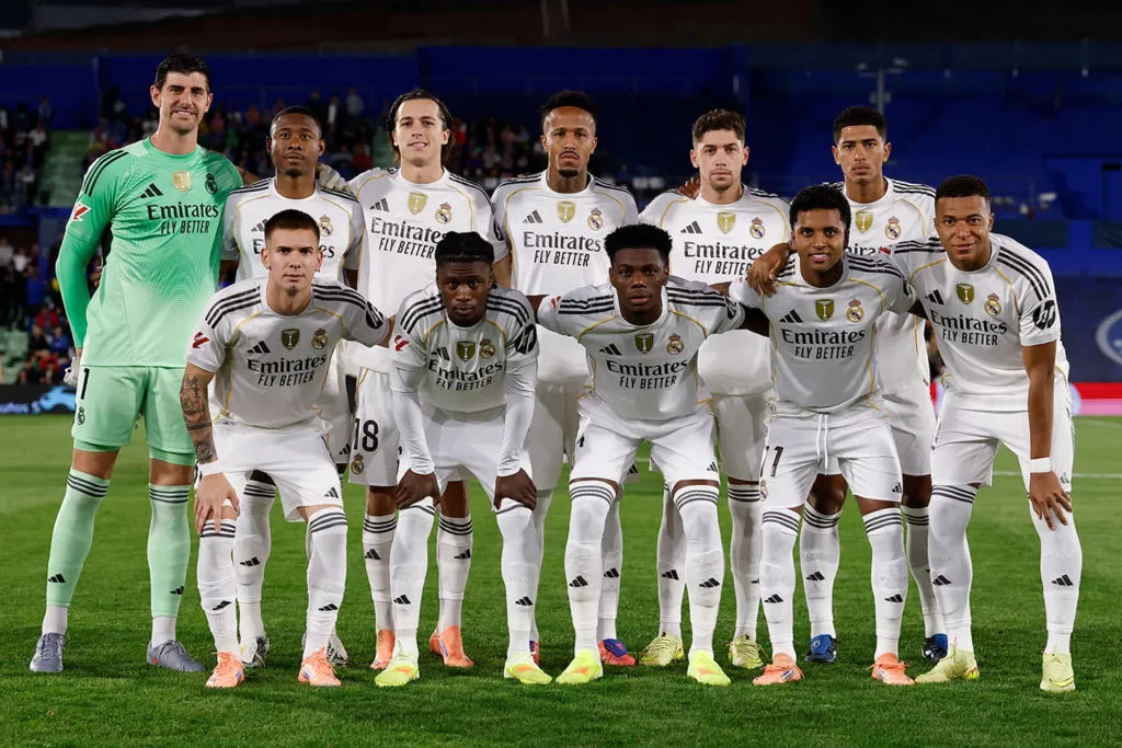 A Real Madrid kezdőcsapata (forrás: realmadrid.com)