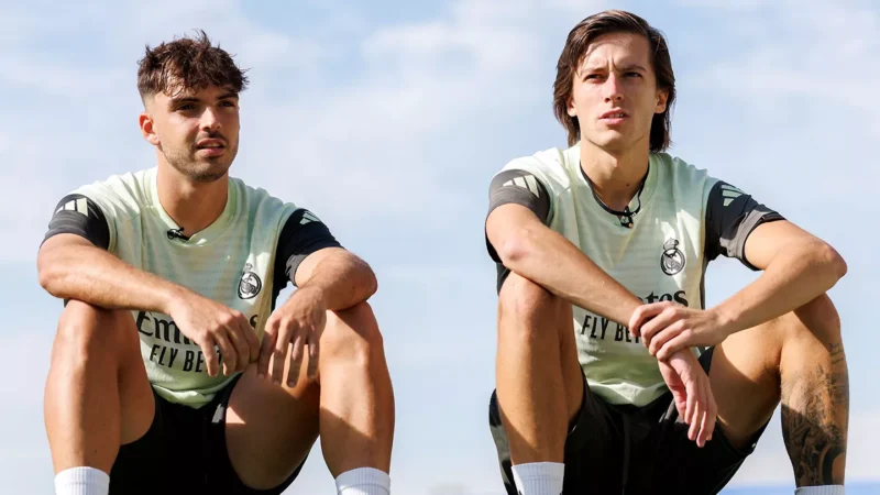 Asencio és Carreras (kép: realmadrid.com)