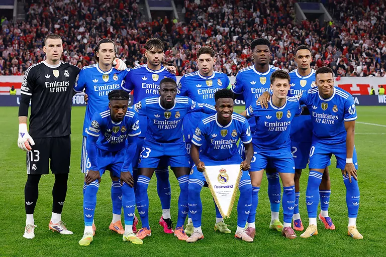 A Real Madrid kezdőcsapata (forrás: realmadrid.com)