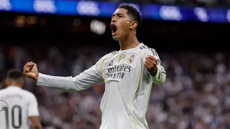 A remeklő Jude Bellingham (kép: realmadrid.com)