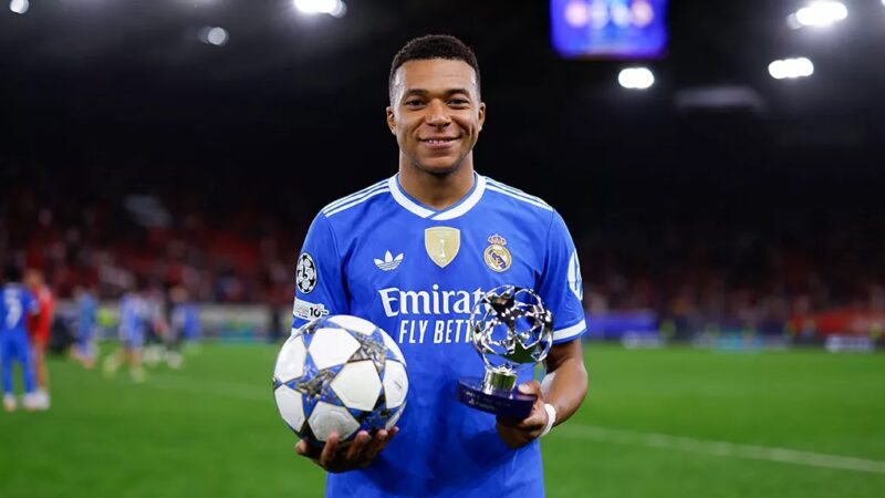 Kylian Mbappé (forrás: realmadrid.com)