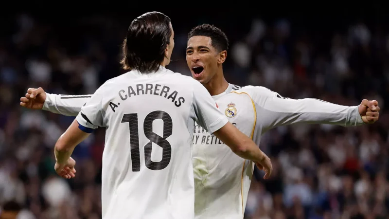 Carreras és Bellingham (kép: realmadrid.com)