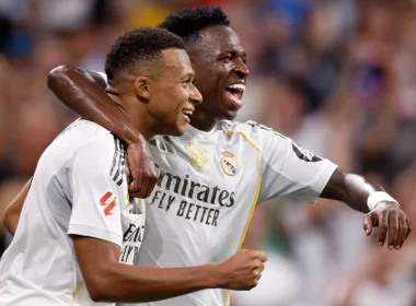 Mbappé és Vinicius (kép: realmadrid.com)
