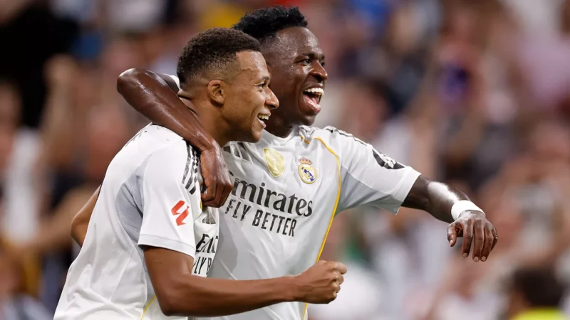 Mbappé és Vinicius (kép: realmadrid.com)