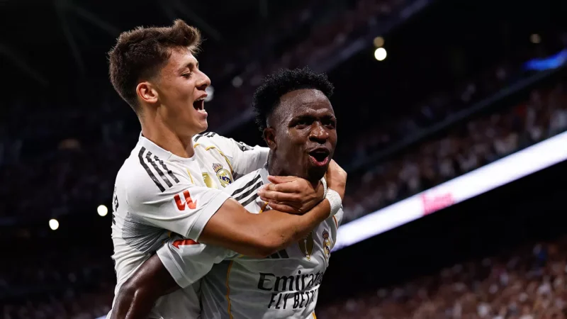 Güler és Vini (kép: realmadrid.com)