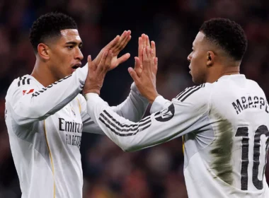 Bellingham és Mbappé (forrás: realmadrid.com)