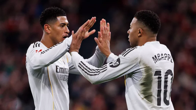 Bellingham és Mbappé (forrás: realmadrid.com)