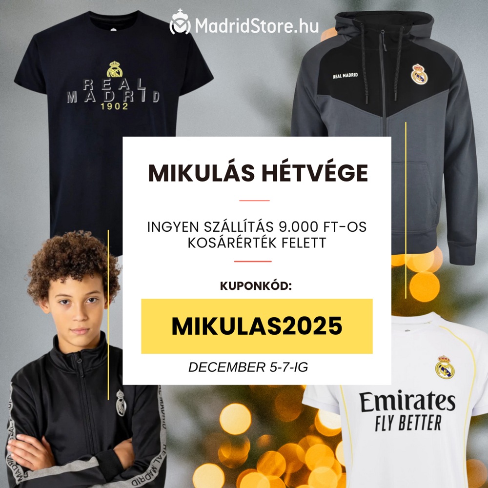 Madridstore Mikulás hétvége