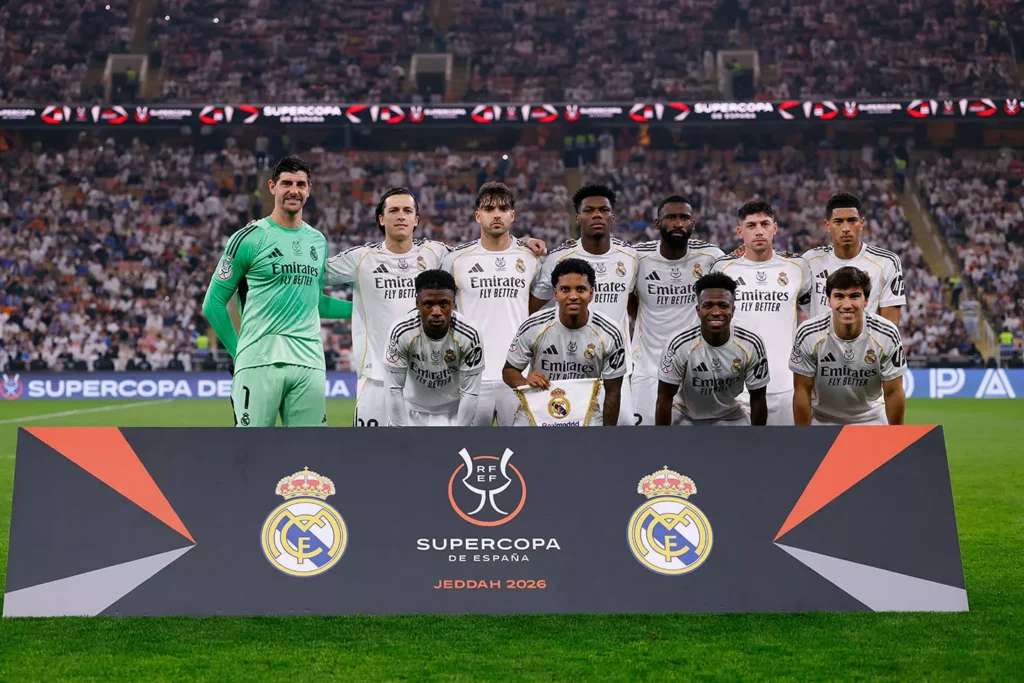 A Real Madrid kezdőcsapata (forrás: realmadrid.com)