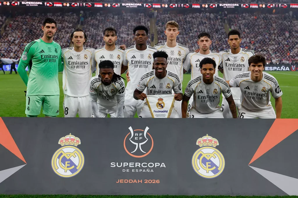 A Real Madrid kezdőcsapata (forrás: realmadrid.com)