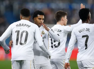 Mbappé, Rodrygo, Güler és Vini (kép: realmadrid.com)