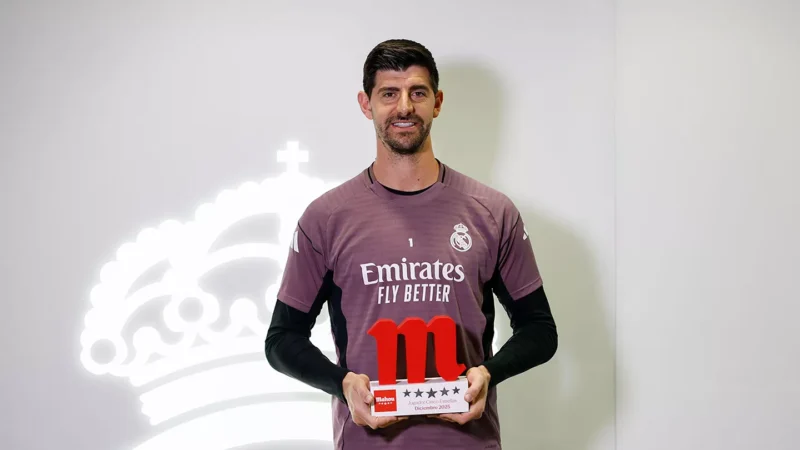 Courtois (forrás: realmadrid.com)