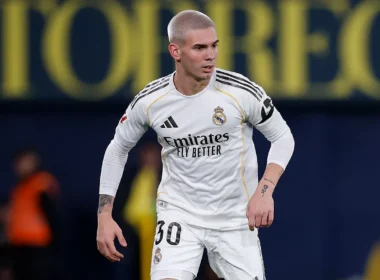 Franco Mastantuono (forrás: realmadrid.com)