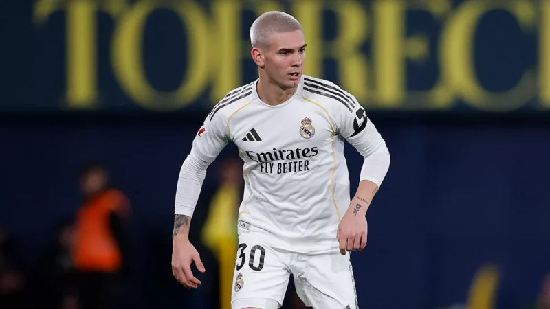 Franco Mastantuono (forrás: realmadrid.com)