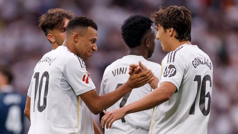 Mbappé és Gonzalo (forrás: realmadrid.com)