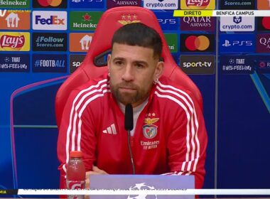 Otamendi (forrás: youtube video screenshot, Sport Lisboa e Benfica)